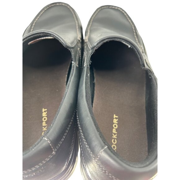 Rockport XCS Mens Black Leather Loafers Slip-On Casual Shoes Size 11.5 W - Picture 7 of 11
